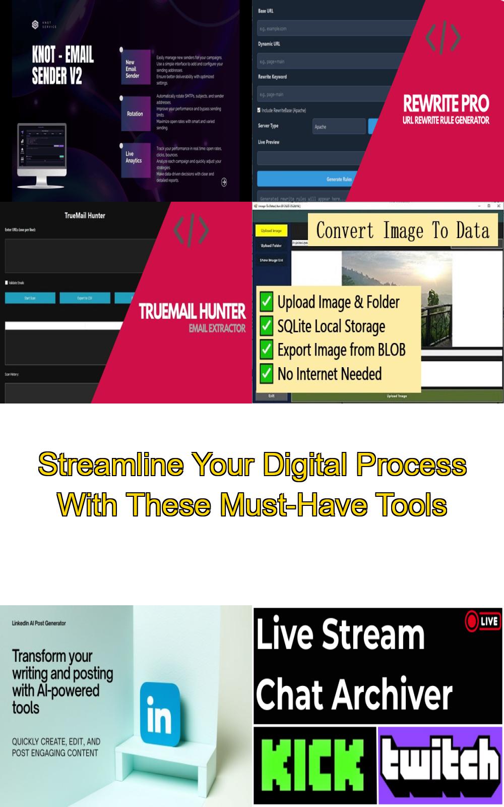 Streamline Your Digital Process With These Must-Have Tools
