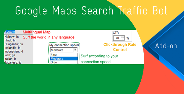**Google Maps Search Traffic Bot Addon**