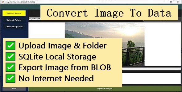**Convert Image to Data \(Windows Desktop App\)**