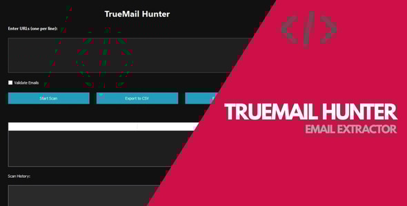 **TrueMail Hunter \- Email Extractor**