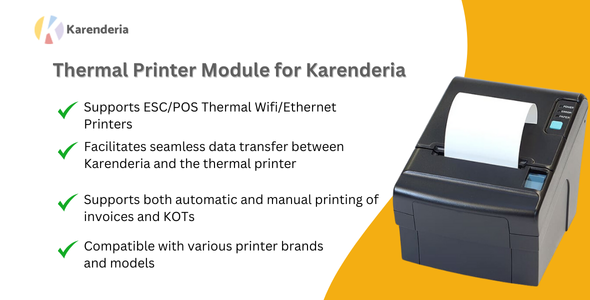 **Karenderia Thermal Printer**