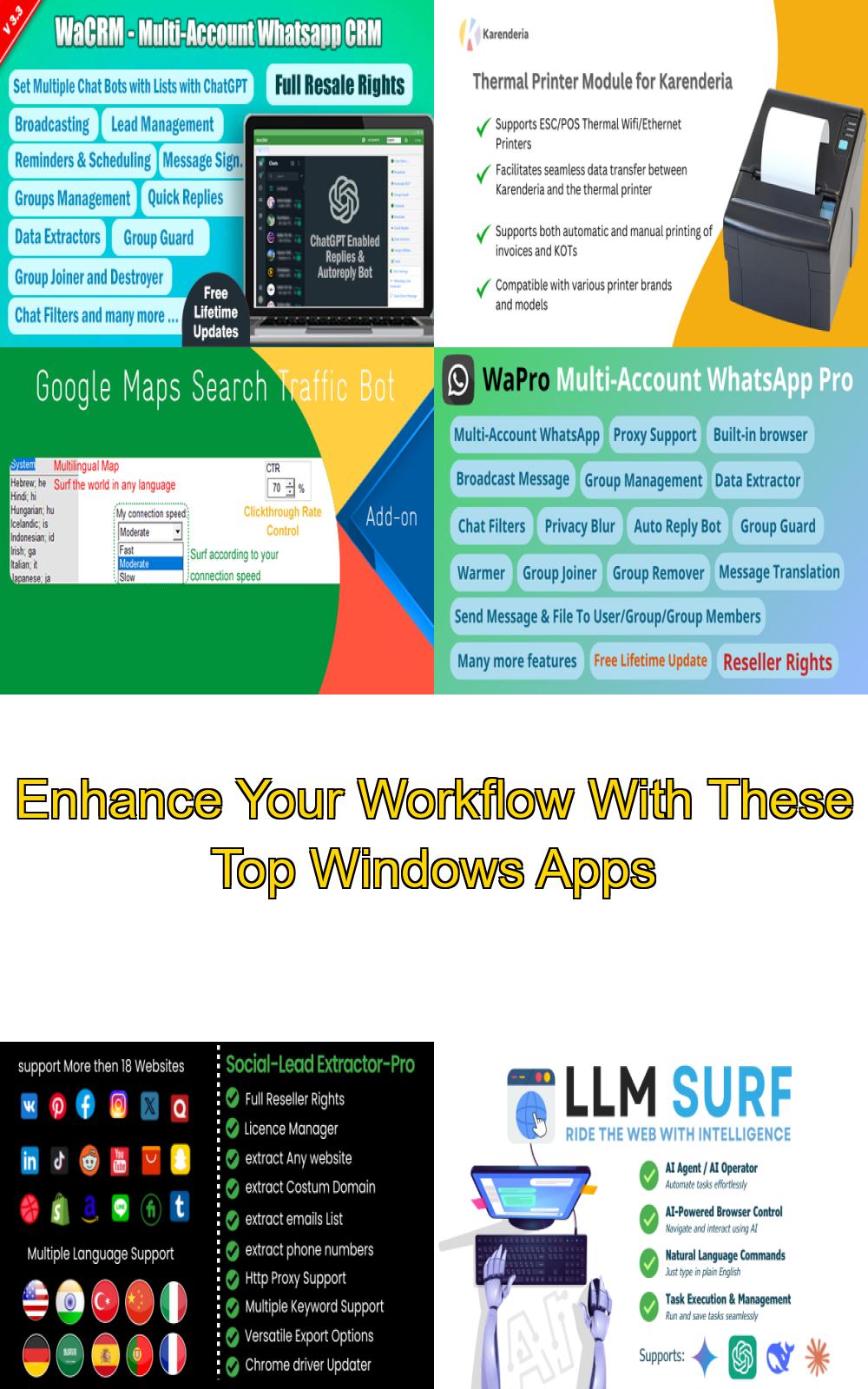 Enhance Your Workflow With These Top Windows Apps