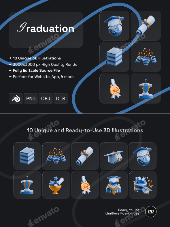 3D Graduation
