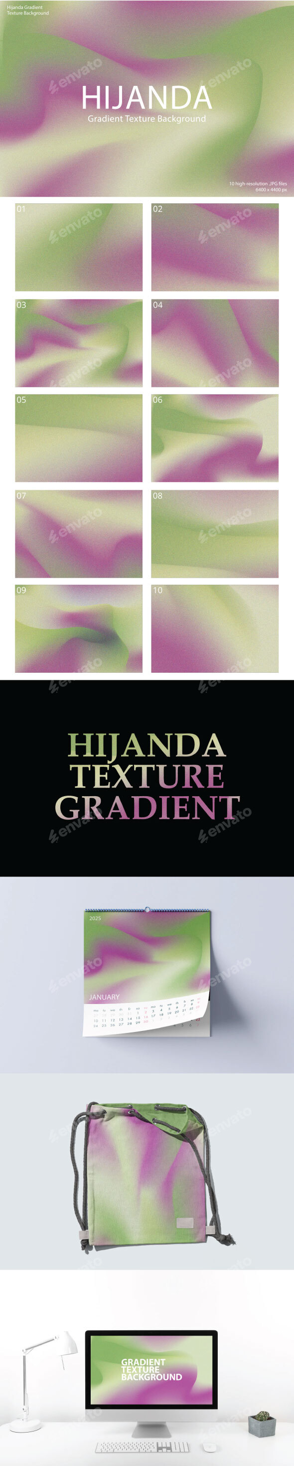 Hijanda Gradient Texture Background