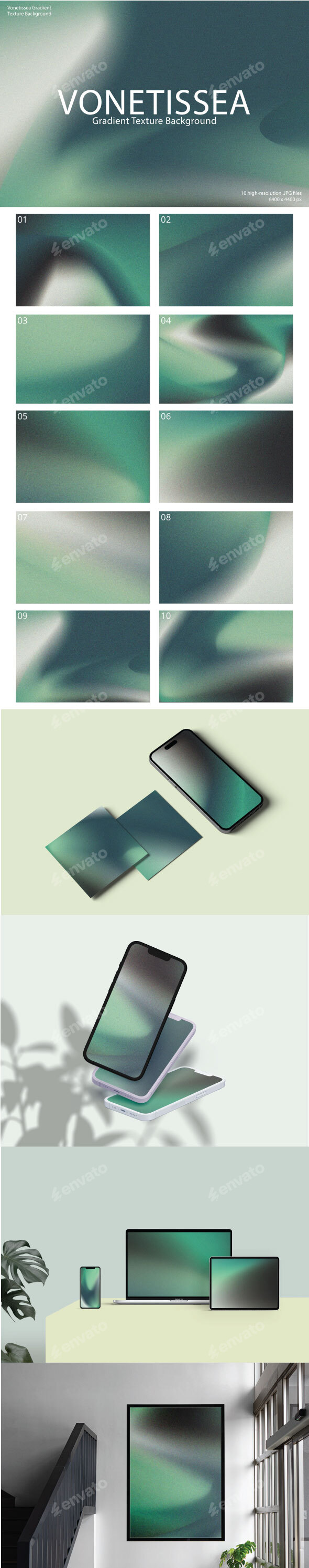 Vonetissea Gradient Texture Background