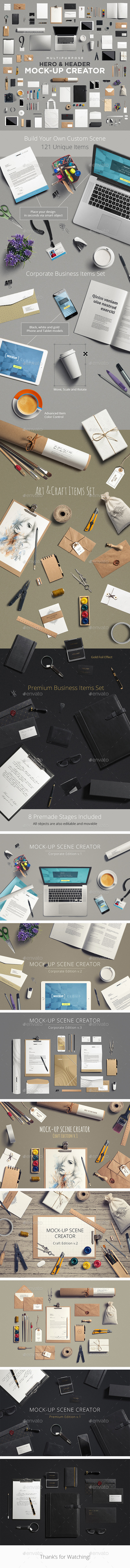 Top 10 Hero Image & Mockup Scene Creators on GraphicRiver to Instantly Boost Your Brand Visuals