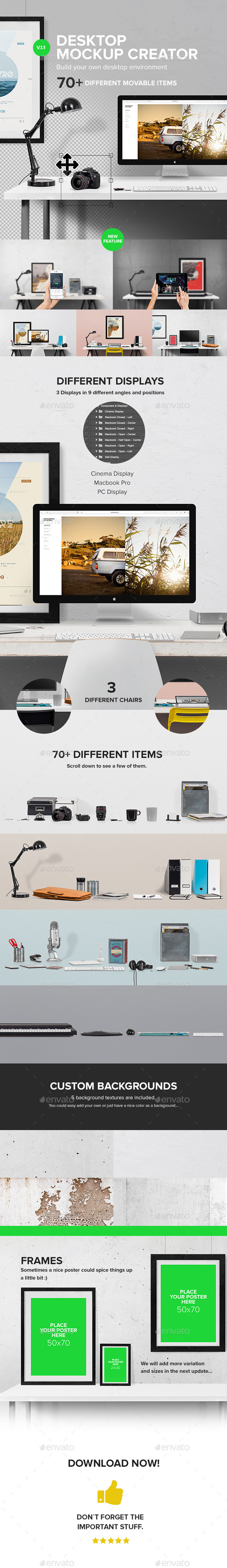 Macbook - Desktop Mockup Creator