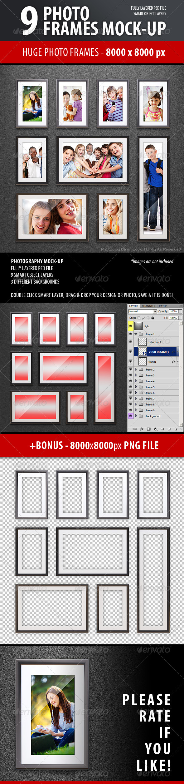 Photo Frames Mock-up