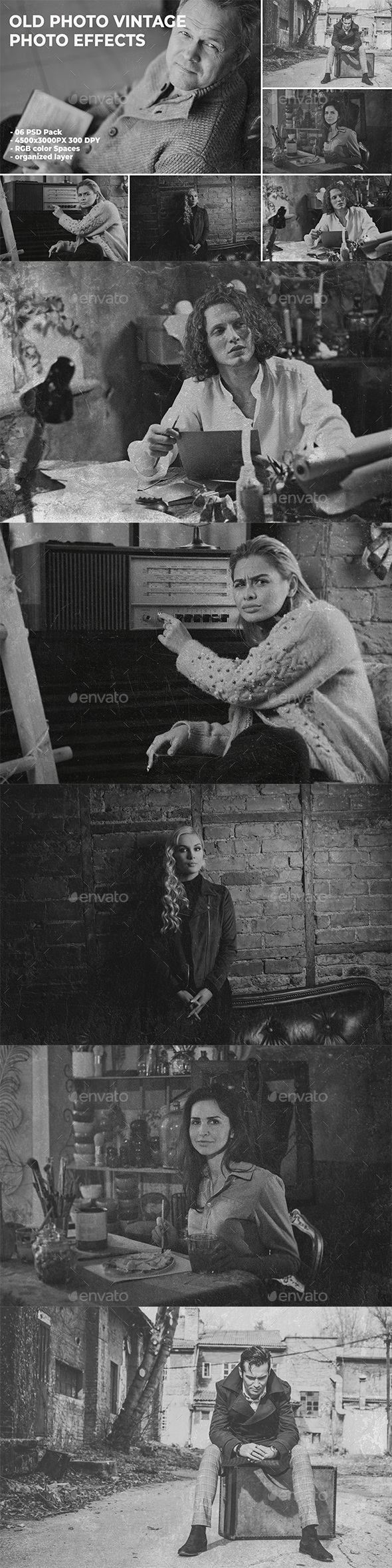 Vintage Old Photo Effect