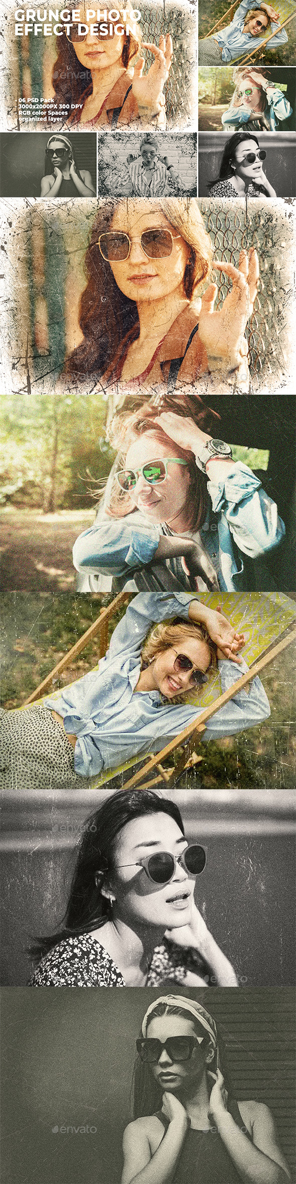 Grunge Photo Effect Design