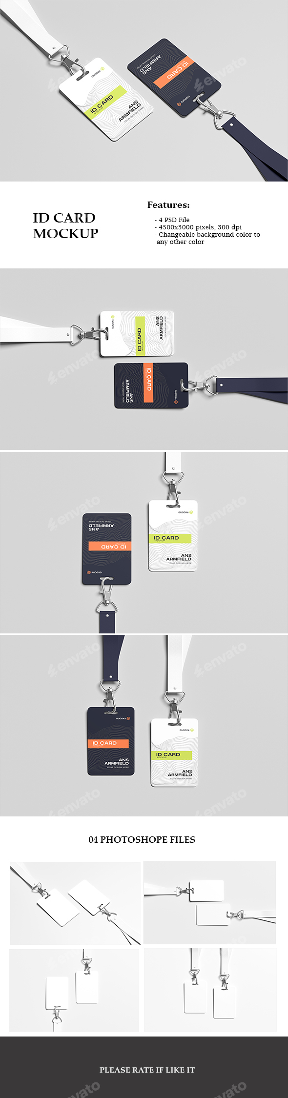 ID Card Mockup