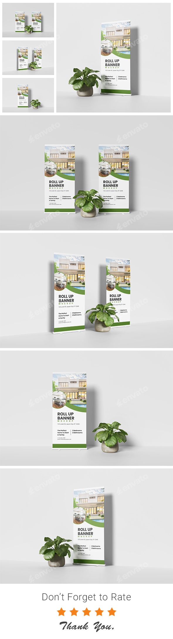 Roll Up Banner Mockup