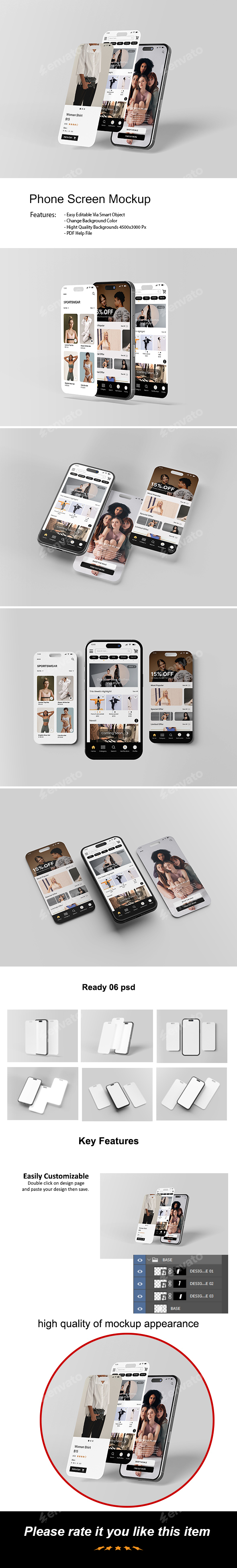 Smartphone Screen Mockup