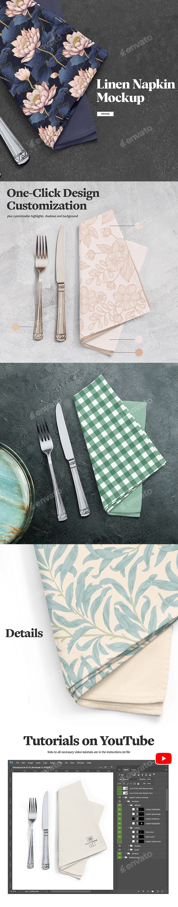 Napkin Mockup