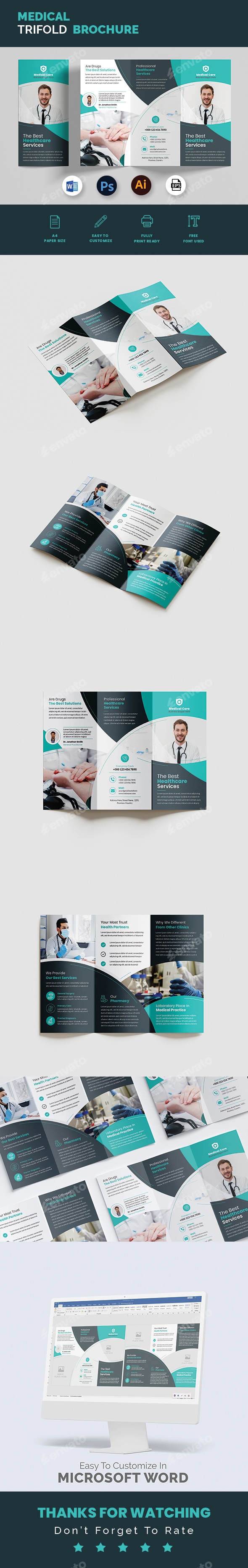 Medical Trifold Brochure