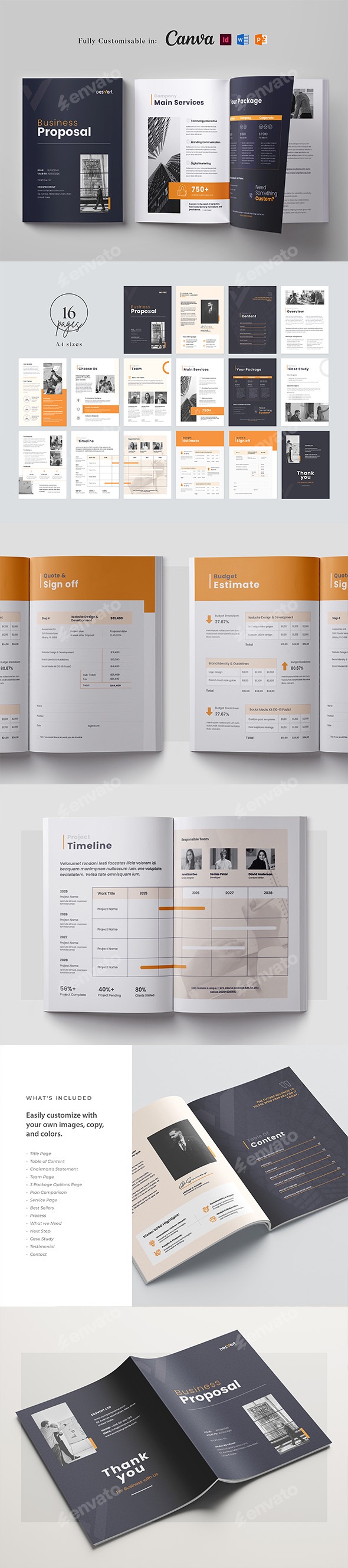 Business Proposal Template, Project Proposal, Marketing Proposal
