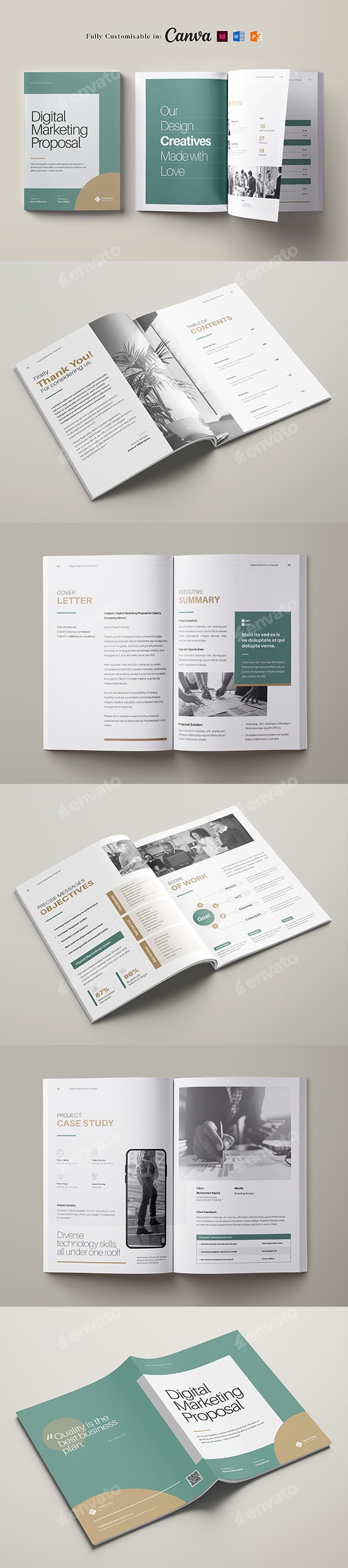 Business Proposal Template, Project Proposal, Marketing Proposal