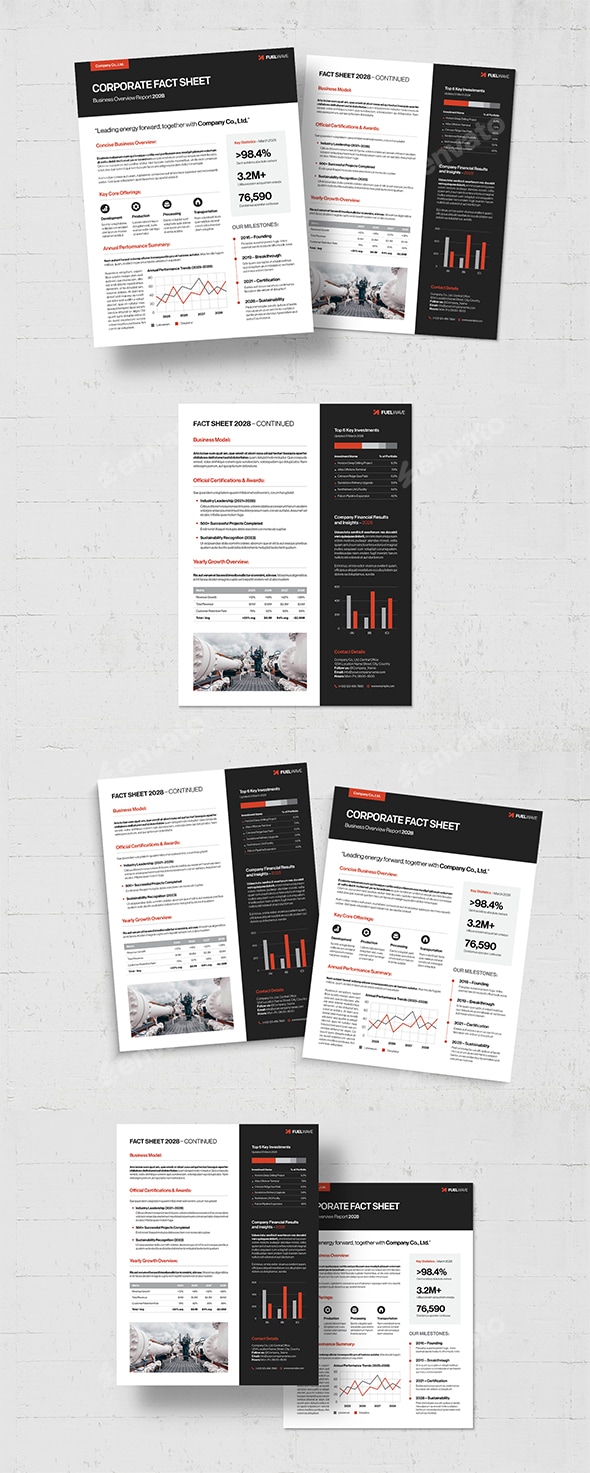 Factsheet Template