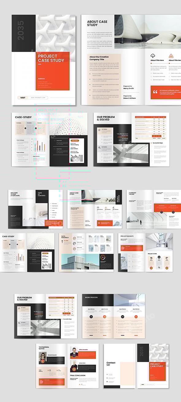 Case Study Brochure Template