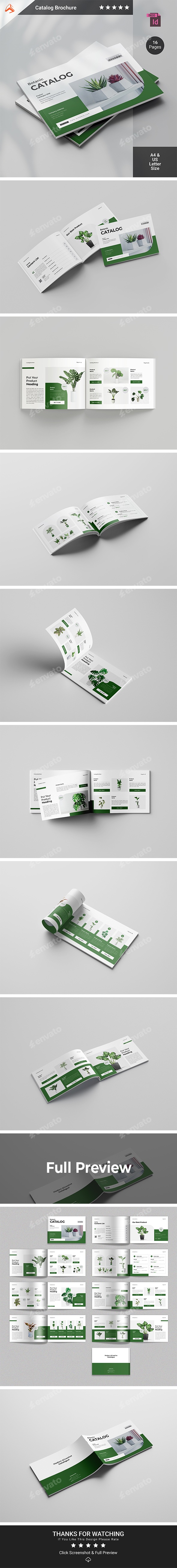 Catalog Brochure Template Landscape