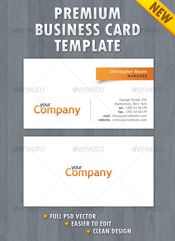 Clean Business Card