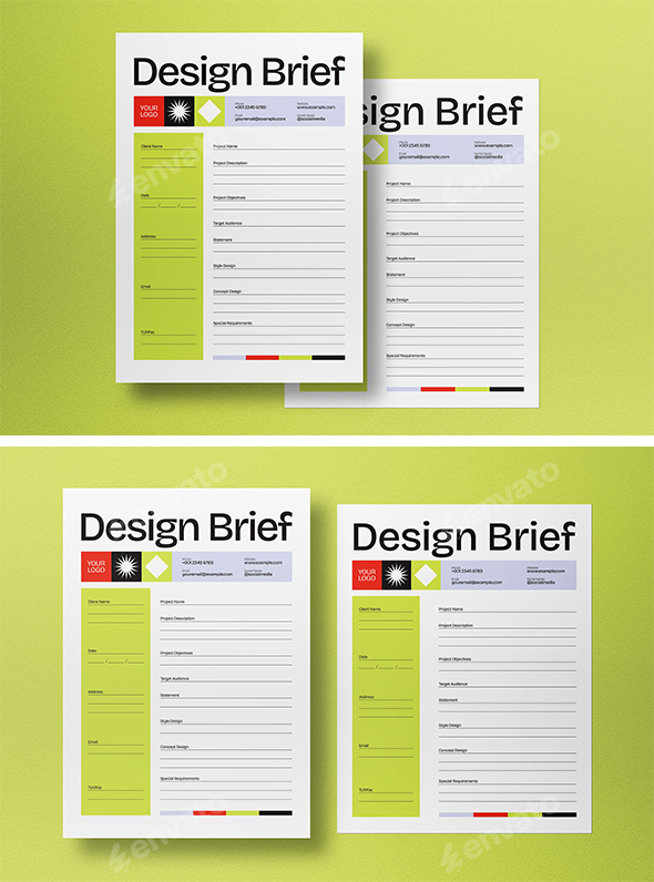 White Utilitarian Company Design Brief