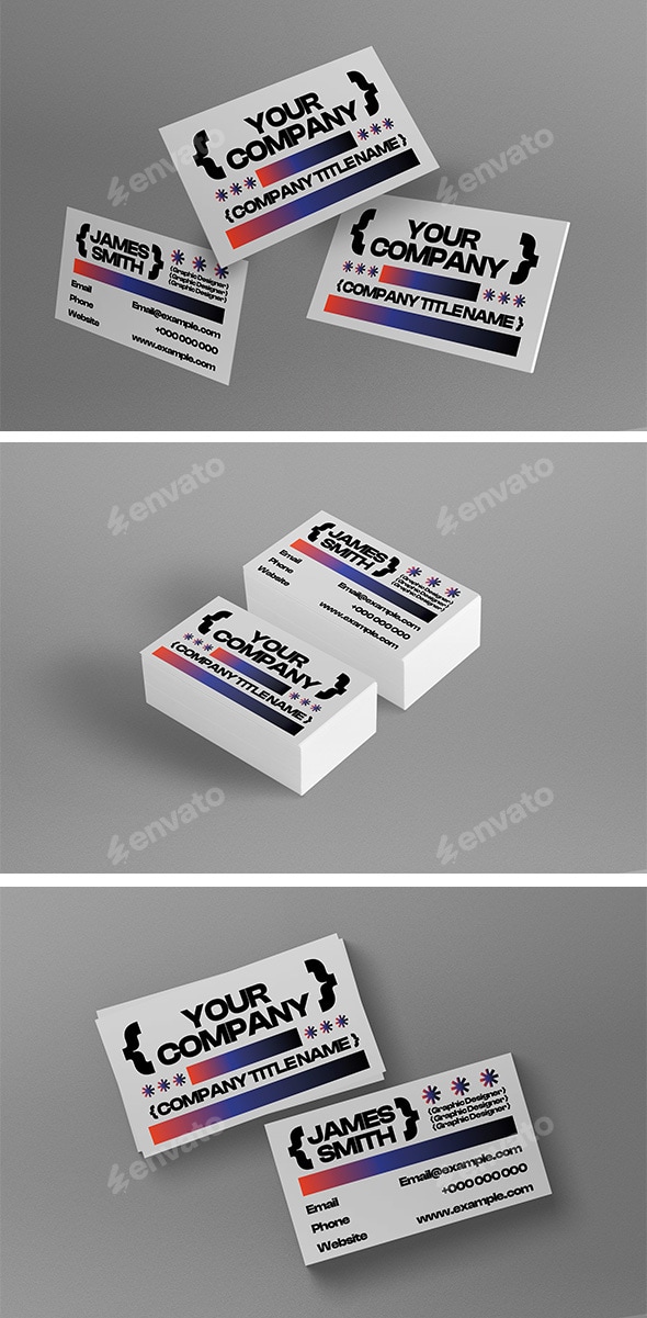 Gray Black Utilitarian Business Card