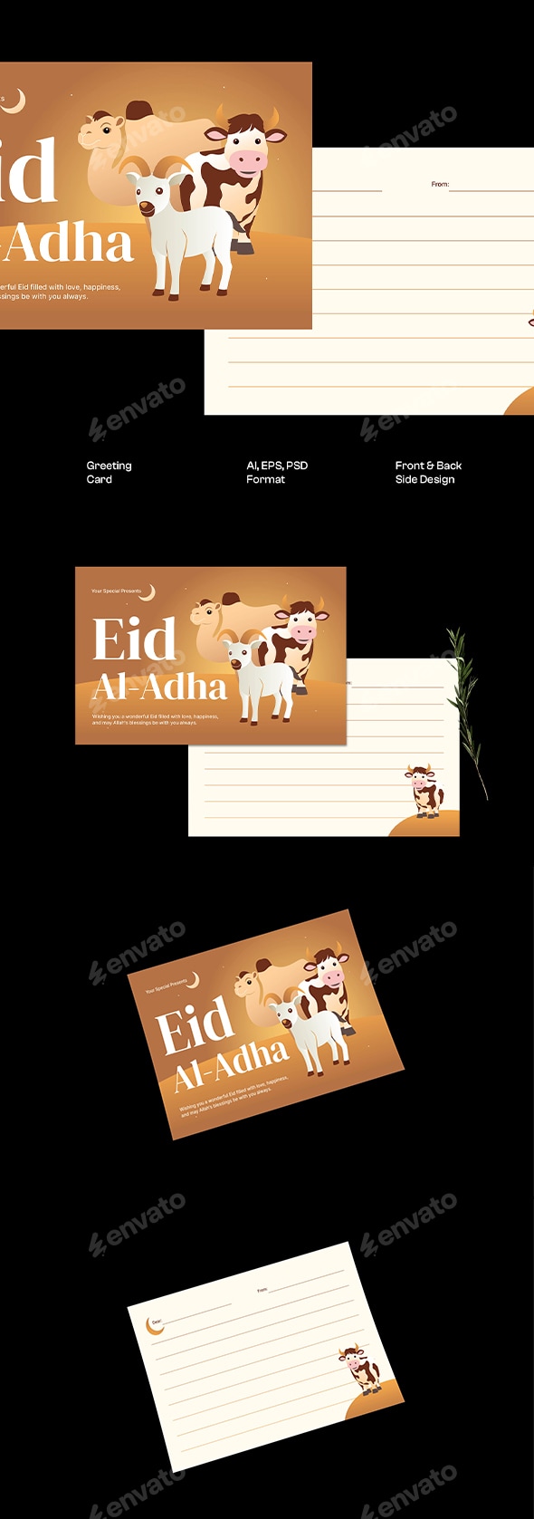 Eid Al-Adha Greeting Card