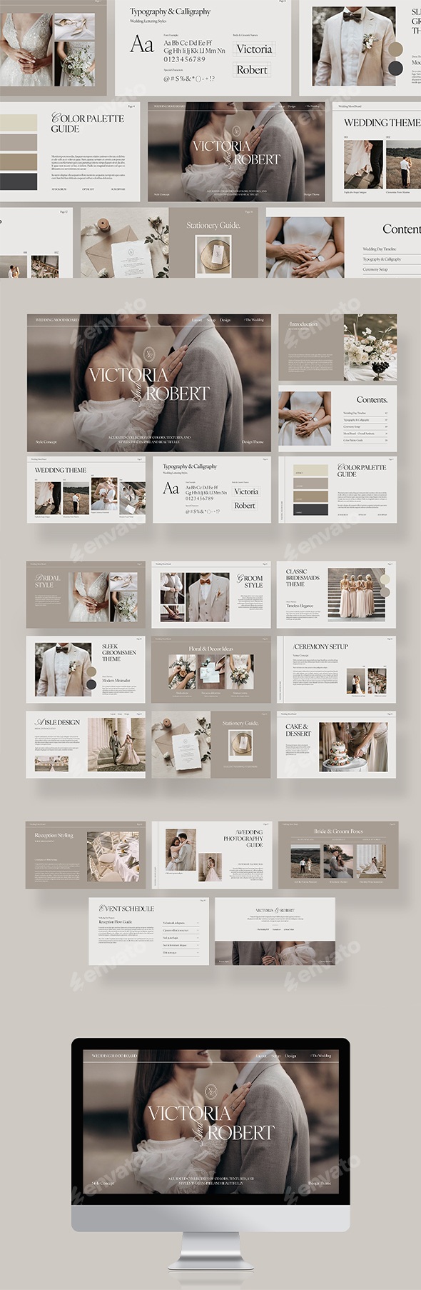 Wedding Mood Board Template