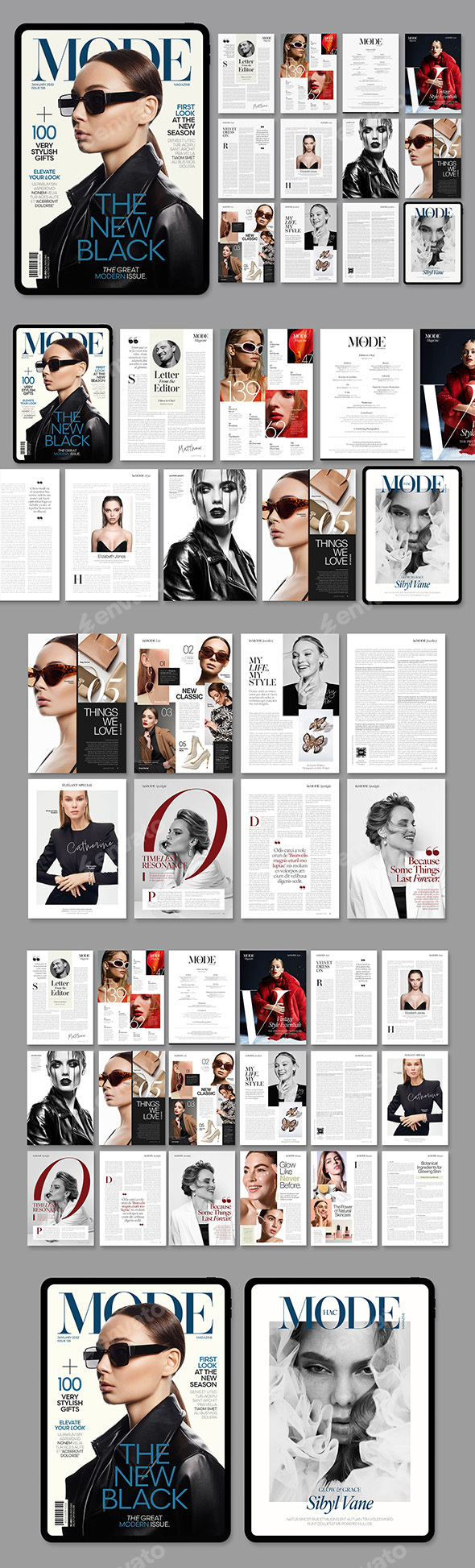 Digital Magazine Template