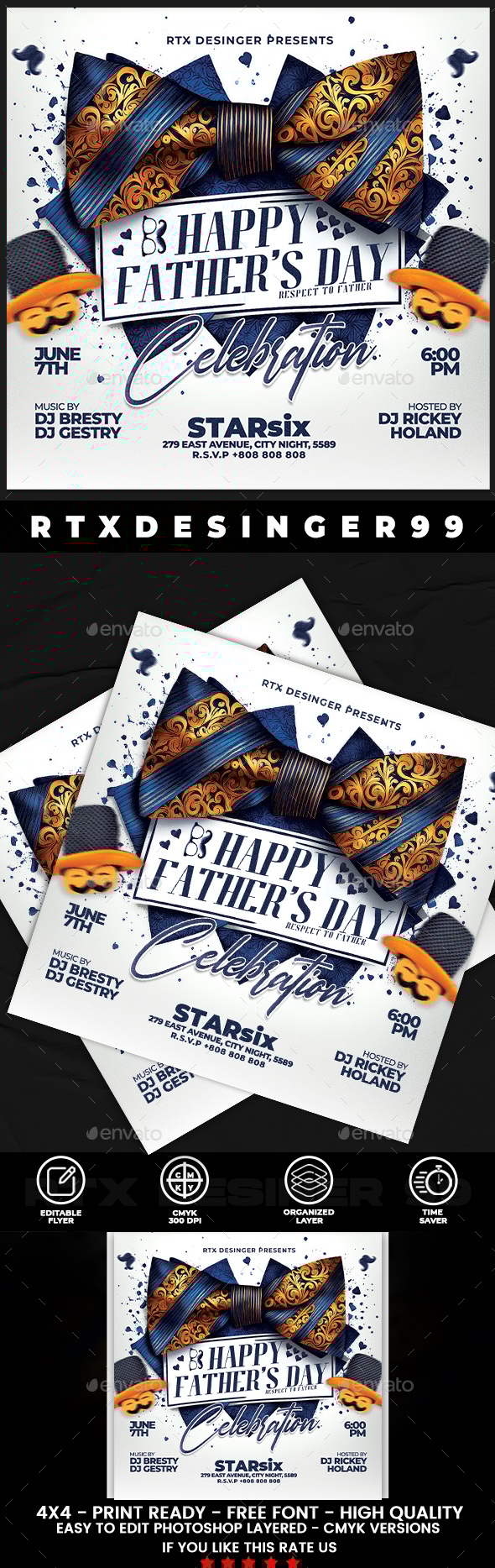 Fathers Day Flyer