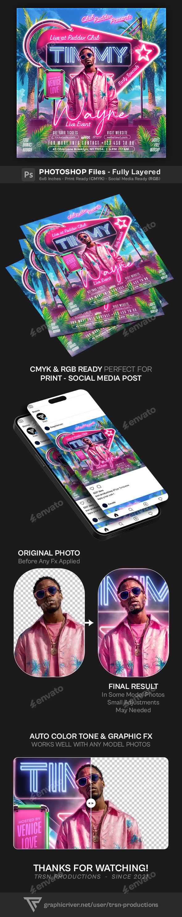 Dj Artist Flyer