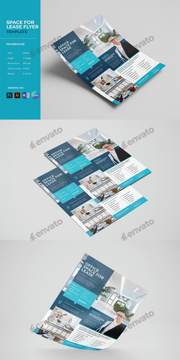 Office Space for Lease Flyer