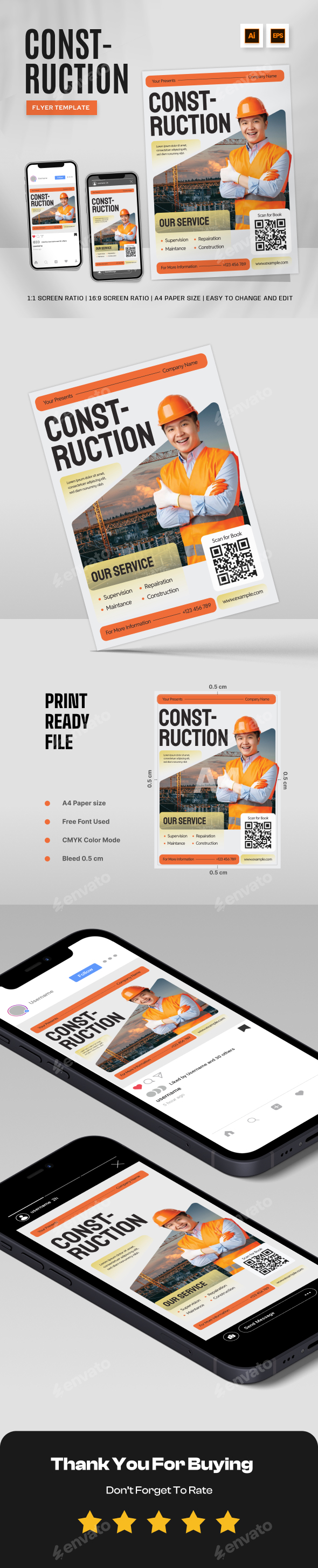 Construction Flyer Template