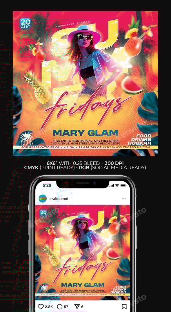 Summer Fridays Flyer