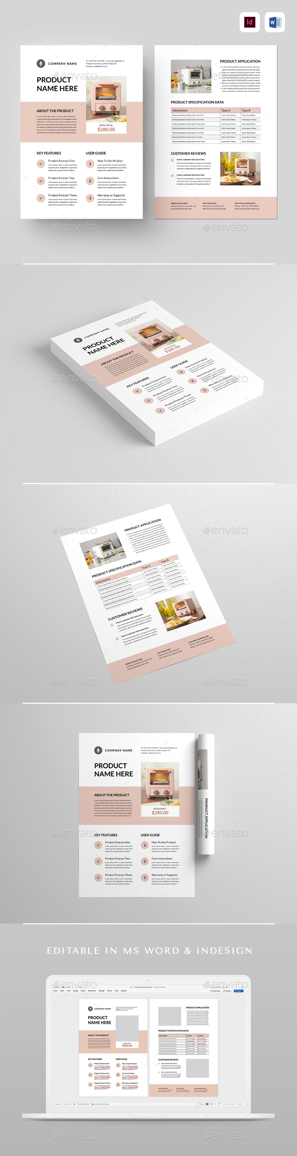 Product Sales Sheet