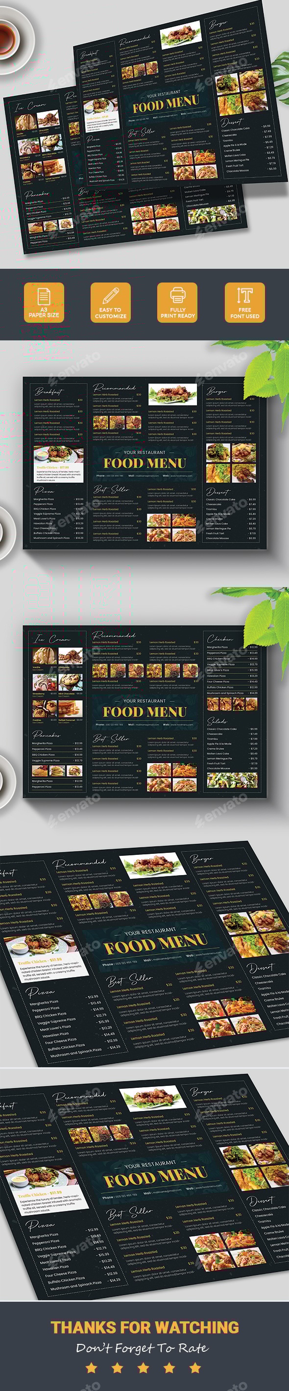 Simple Menu Board