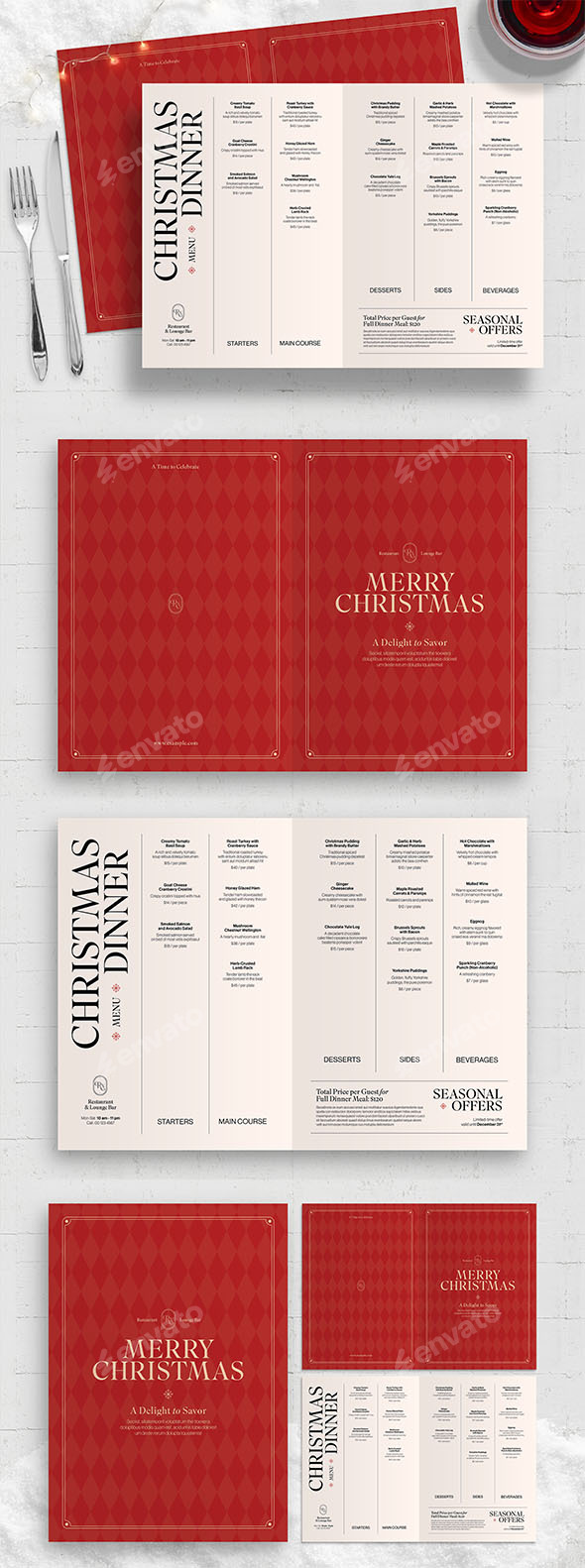 Christmas Menu Template