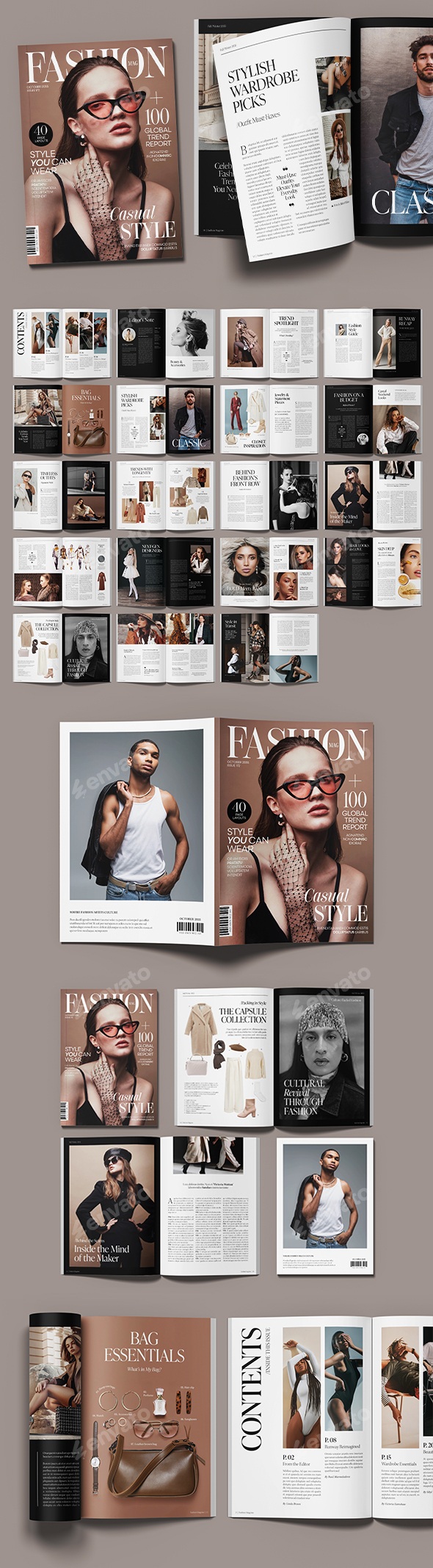 Top 10 Best-Selling Magazine Templates for Designers & Marketers in 2025