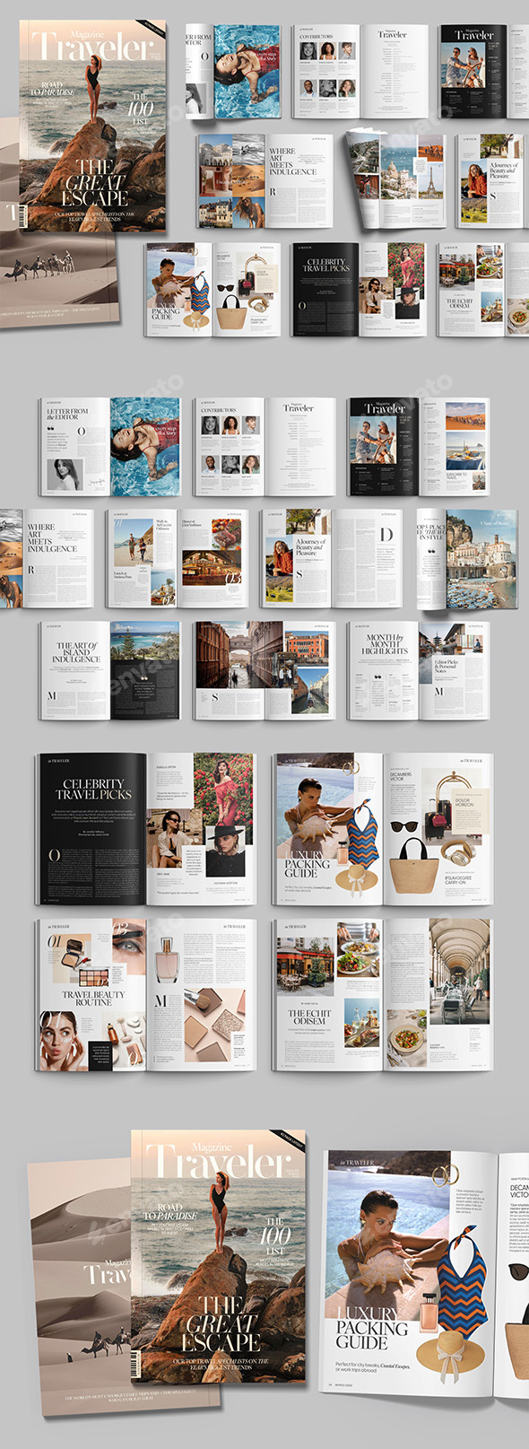 Travel Magazine Template