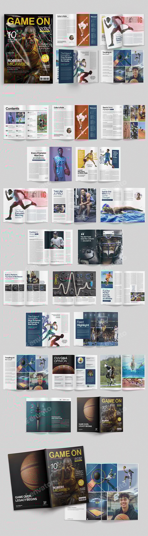 Sport Magazine Template