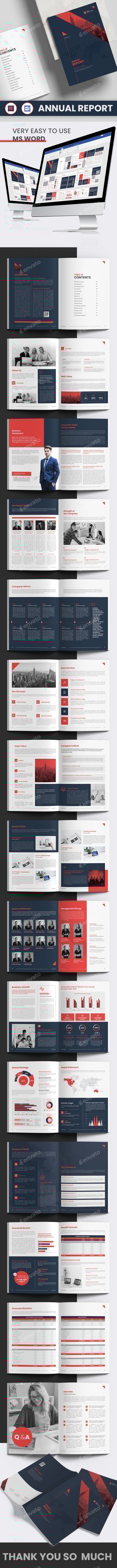 Annual Report Word Template