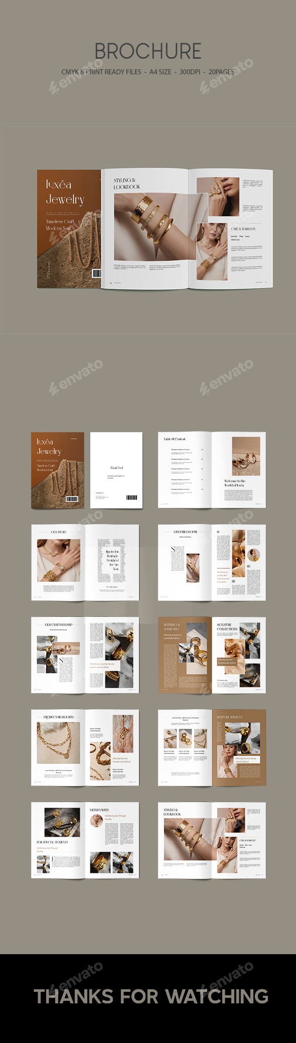 Jewelry Brand Magazine Brochure