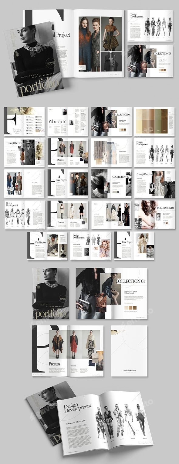 Fashion Designer Portfolio Template