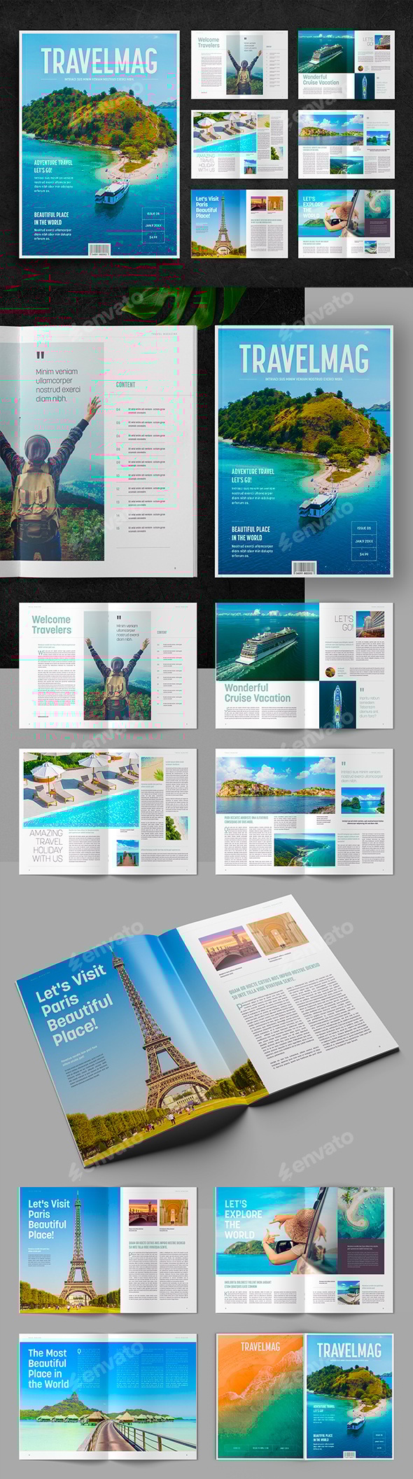Top 10 Fresh Magazine Templates on GraphicRiver to Elevate Your Publications in 2025