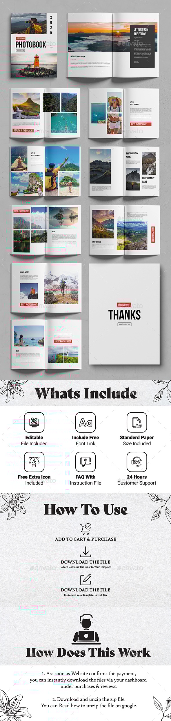 Photobook Design Template