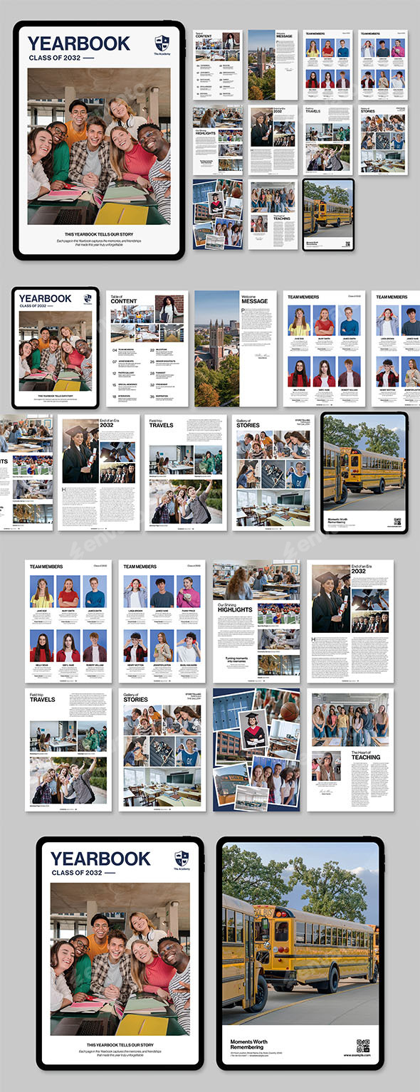 Digital Yearbook Template