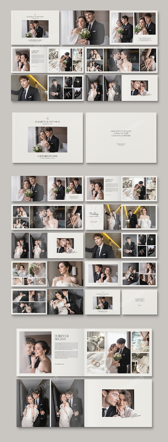 Landscape Photo Album Template