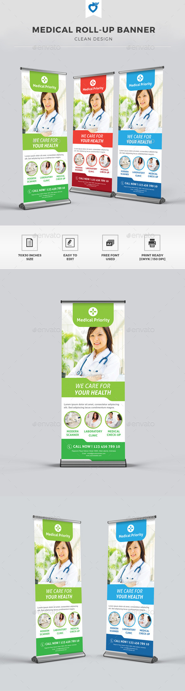 Medical Roll-up Banner