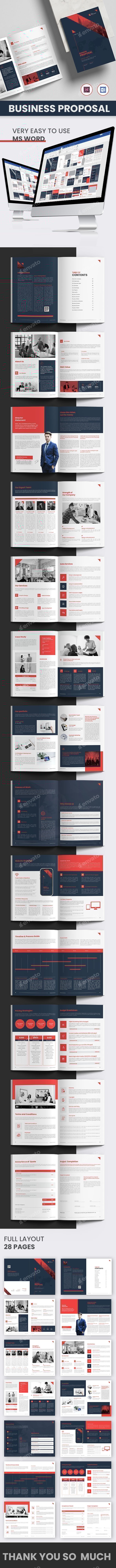 Business Proposal | Ms Word & Indesign